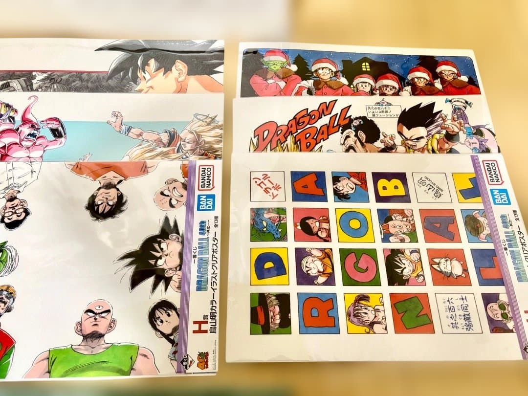 ドランゴンボール1番くじ　H賞　鳥山明カラーイラストクリアポスター