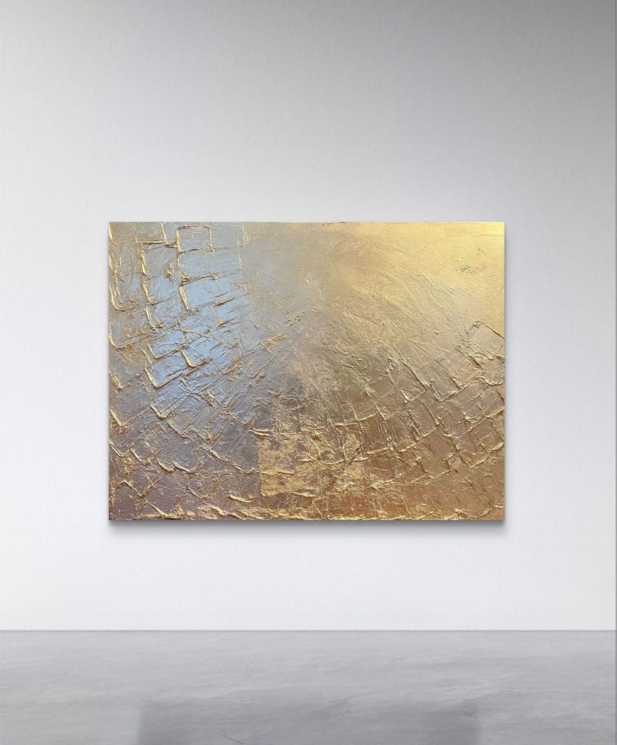 インテリア/和風/禅/絵画/アート/抽象画/モダン/ホテル/ゴールド/波/オーラ