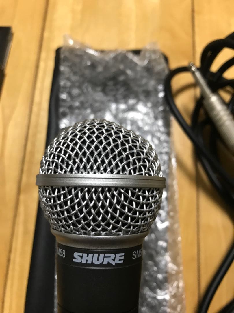 SHURE SM58 ダイナミックマイク　スイッチ付き