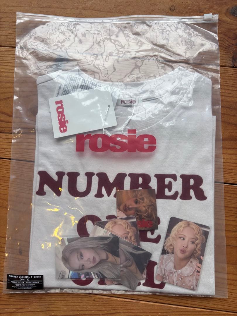 NUMBER ONE GIRL Tシャツ　ROSE BLACKPINK
