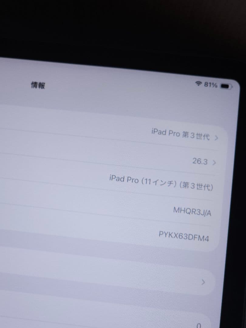 R*こ様 iPad Pro 2021 M1 11インチ 128GB スペースグレ