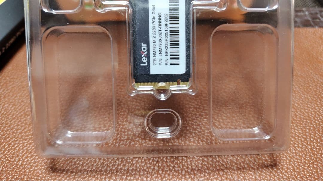 【未使用】Lexar NM790 2TB PCIe Gen4x4