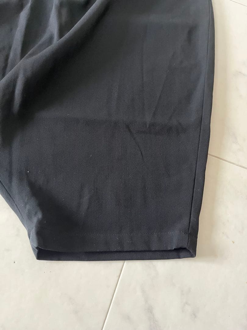 LIMI feu ブラック サルエルパンツ