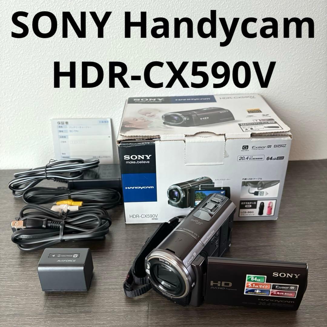 SONY HDR-CX590V Handycam デジタルビデオカメラ