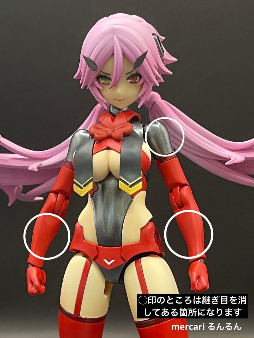 メガミデバイス　皇巫 スサノヲ レガリア 塗装完成品 紅蓮カラーver