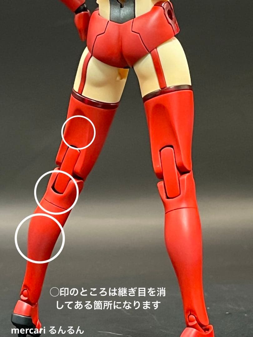 メガミデバイス　皇巫 スサノヲ レガリア 塗装完成品 紅蓮カラーver