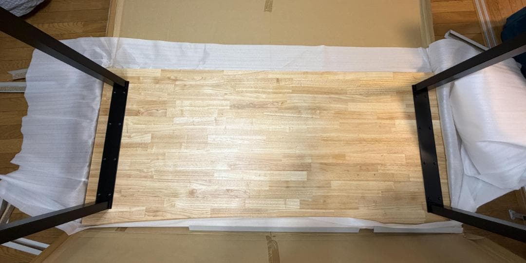 KANADEMONO THE TABLE ラバーウッド ナチュラル スクエア