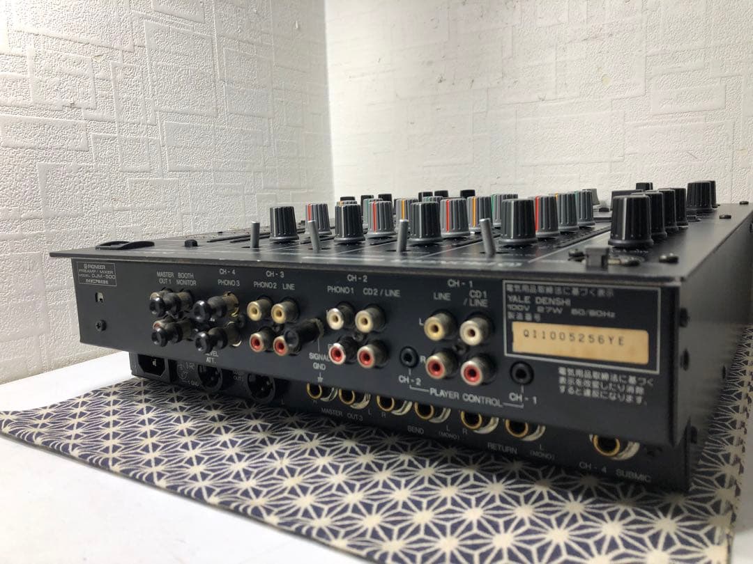 pioneer dj パイオニア　DJM-500 フェーダーメンテナンス