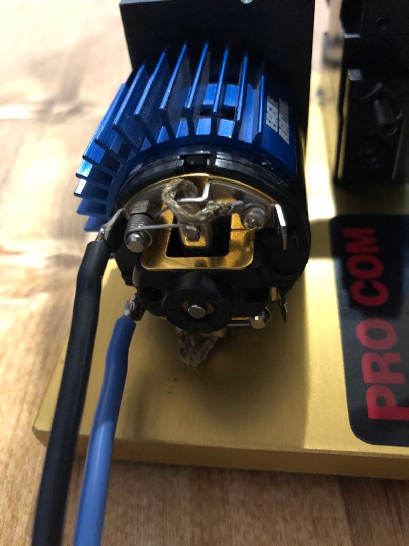 【貴重美品】コミュテーターteam COBRAモーター用ローター研磨機　ケース付