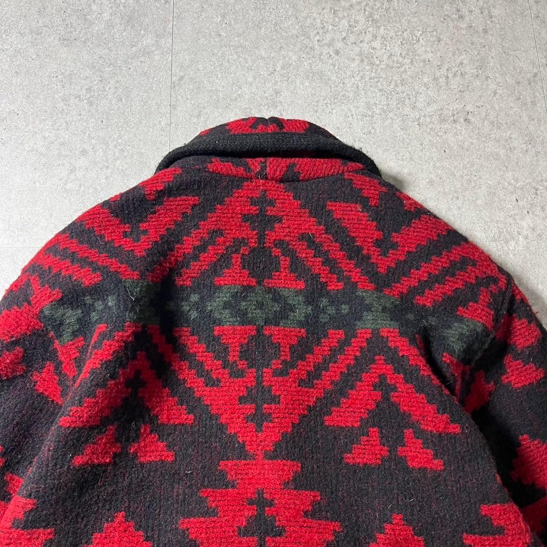 80s ウールリッチ ネイティブ柄 ウールジャケット L USA製