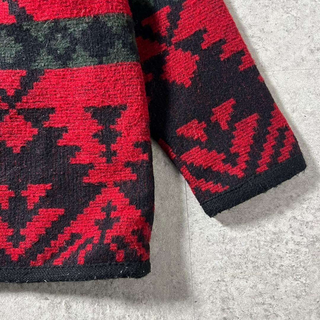 80s ウールリッチ ネイティブ柄 ウールジャケット L USA製