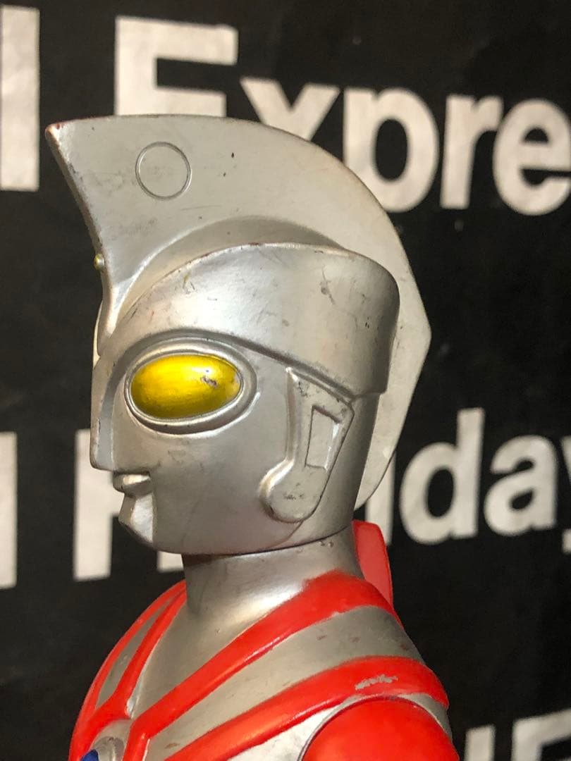 ポピーグレートザウルス　ウルトラマンエース　ソフビ 当時物 31cm