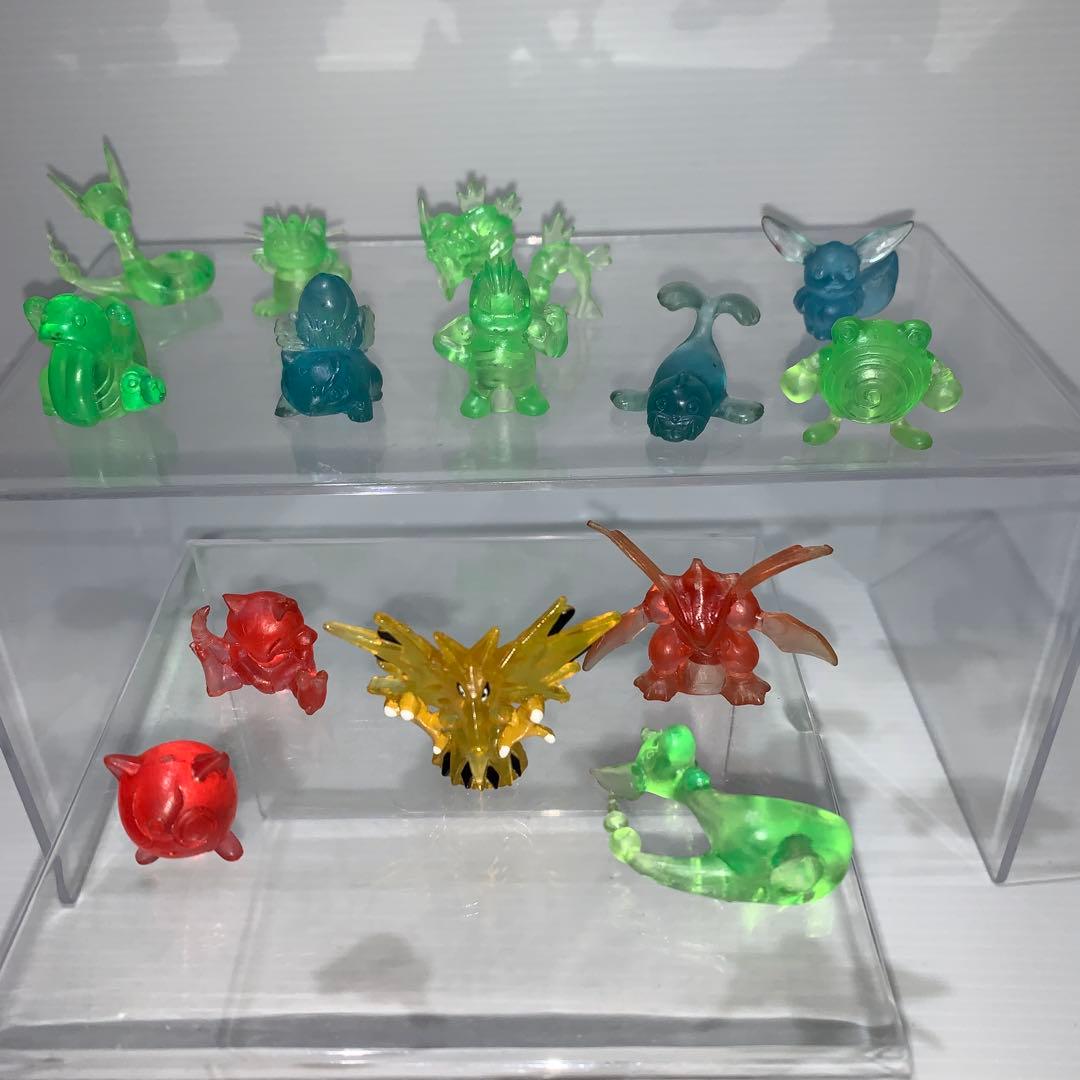 激レア　任天堂　ポケモン　レトロフィギュア　クリアソフビ　サンダー、ストライク他