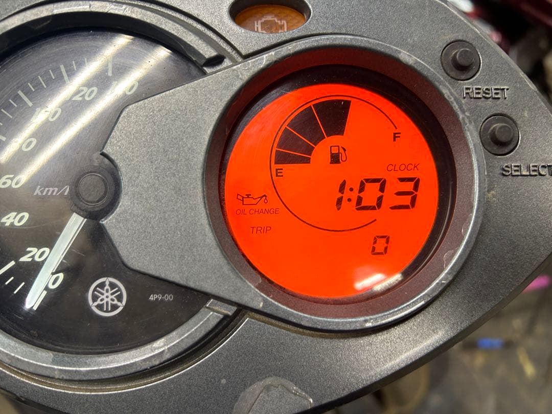 SE44J シグナスx 二型純正メーター周りセット　液晶良好。