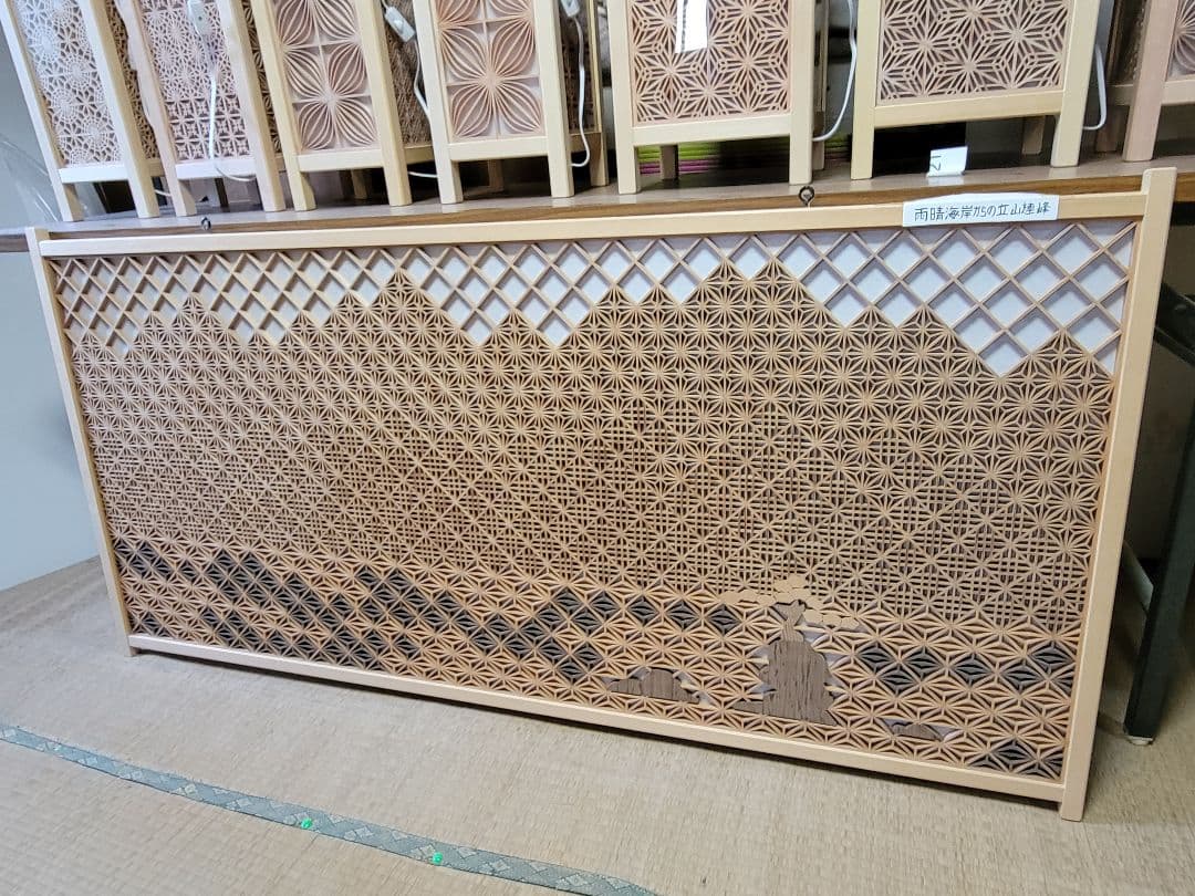 組子　組子細工　壁掛け　ウォールアート