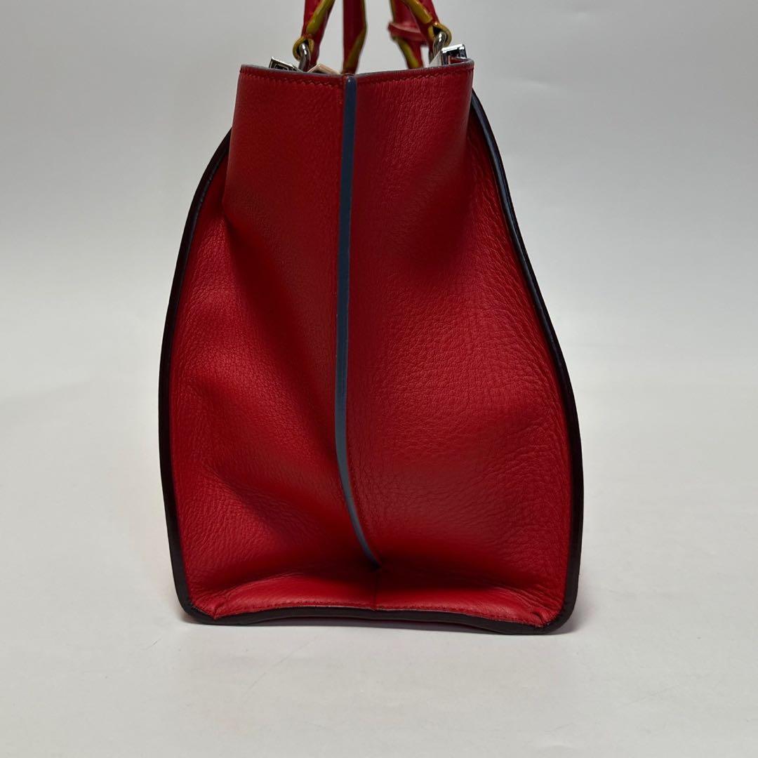 t69【極美品】保存袋付　フェンディ　レザートロワジュール　2wayショルダー.