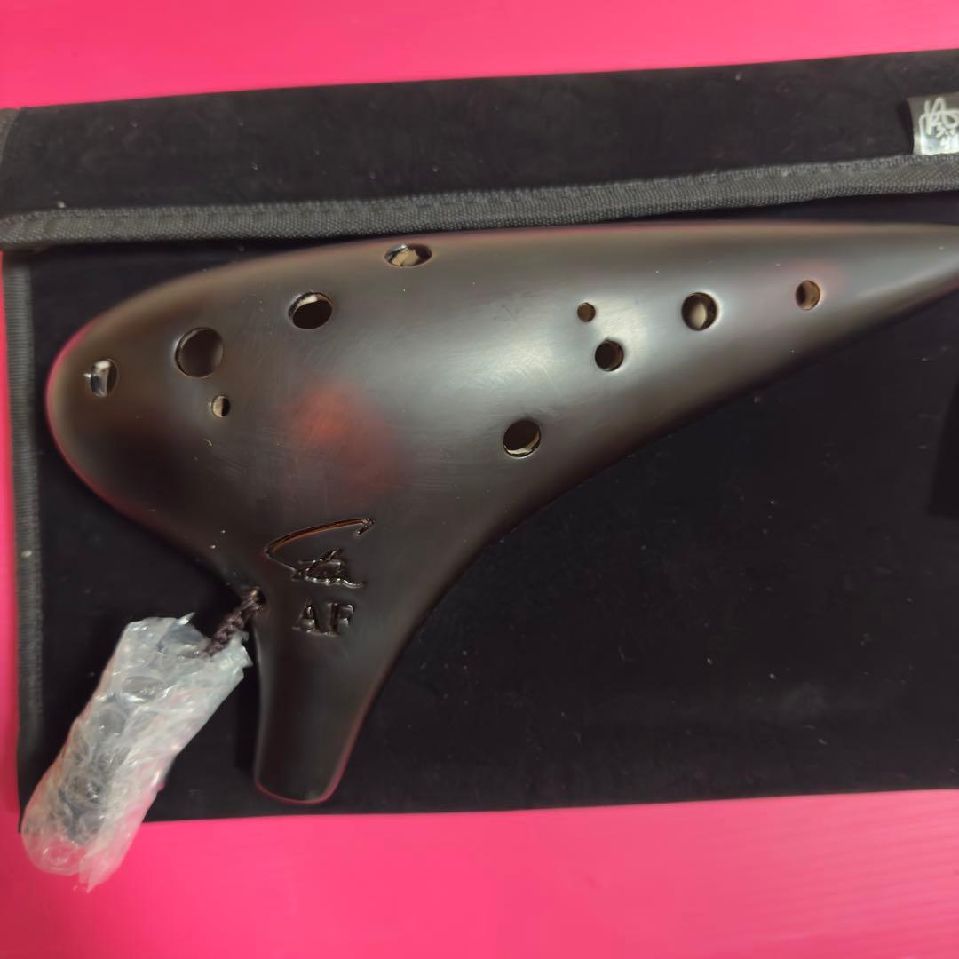 オカリナ　アルトF管　漆仕上げ　フォーカリンク