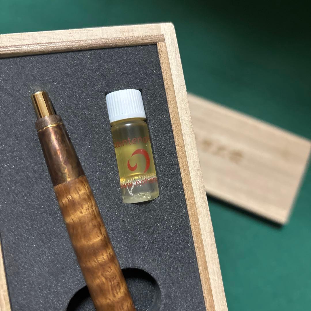 野原工芸 斑紋孔雀色 ハワイアンコアカーリー シャーペン