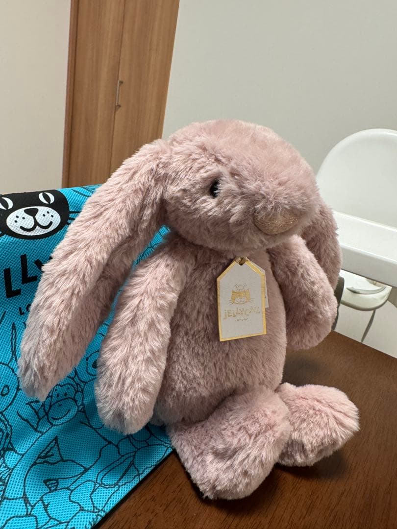 新品大人気色ジェリーキャットうさぎMサイズ　Rosa 31cm