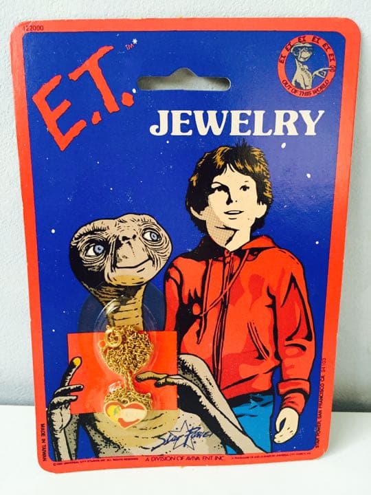 レア E.T. ネックレス バッジ セット 未使用