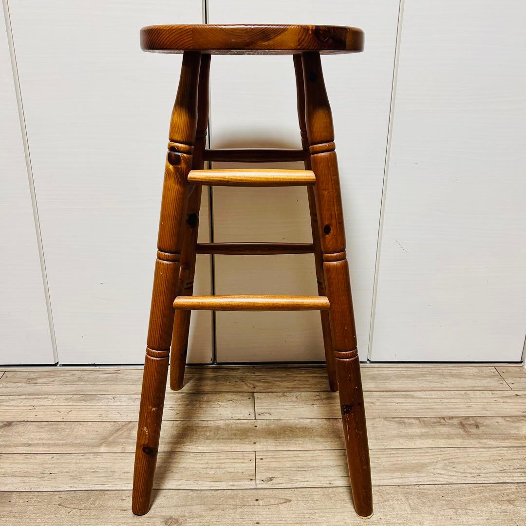 【英国製】アンティーク ハイスツール