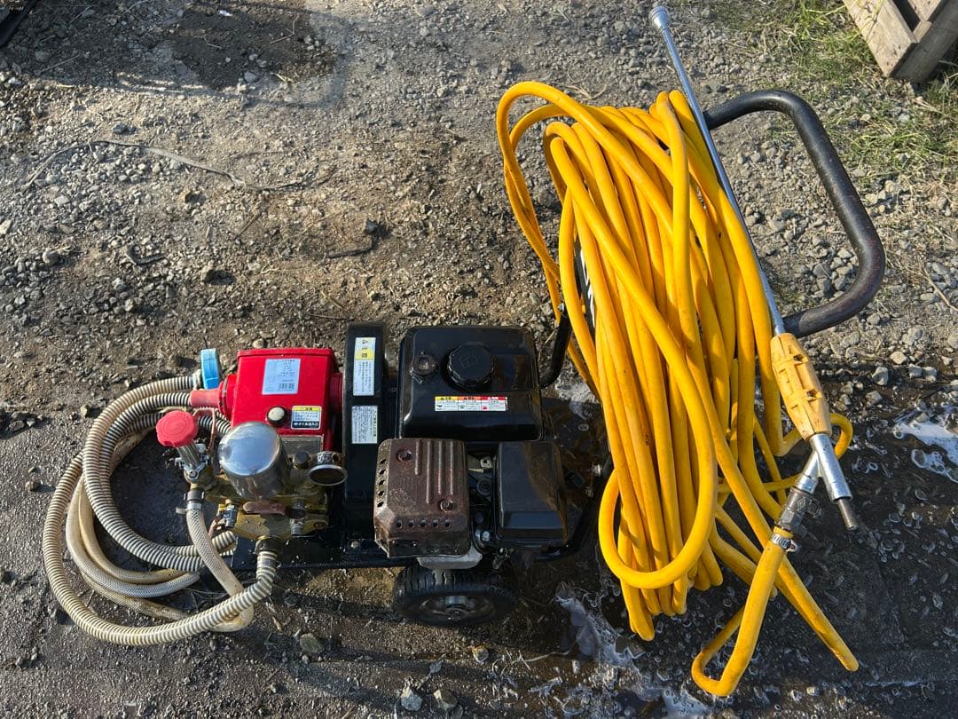 宮崎　工進　エンジン式洗浄動噴　高圧洗浄機 動噴　4馬力 DM-30 動力噴霧機