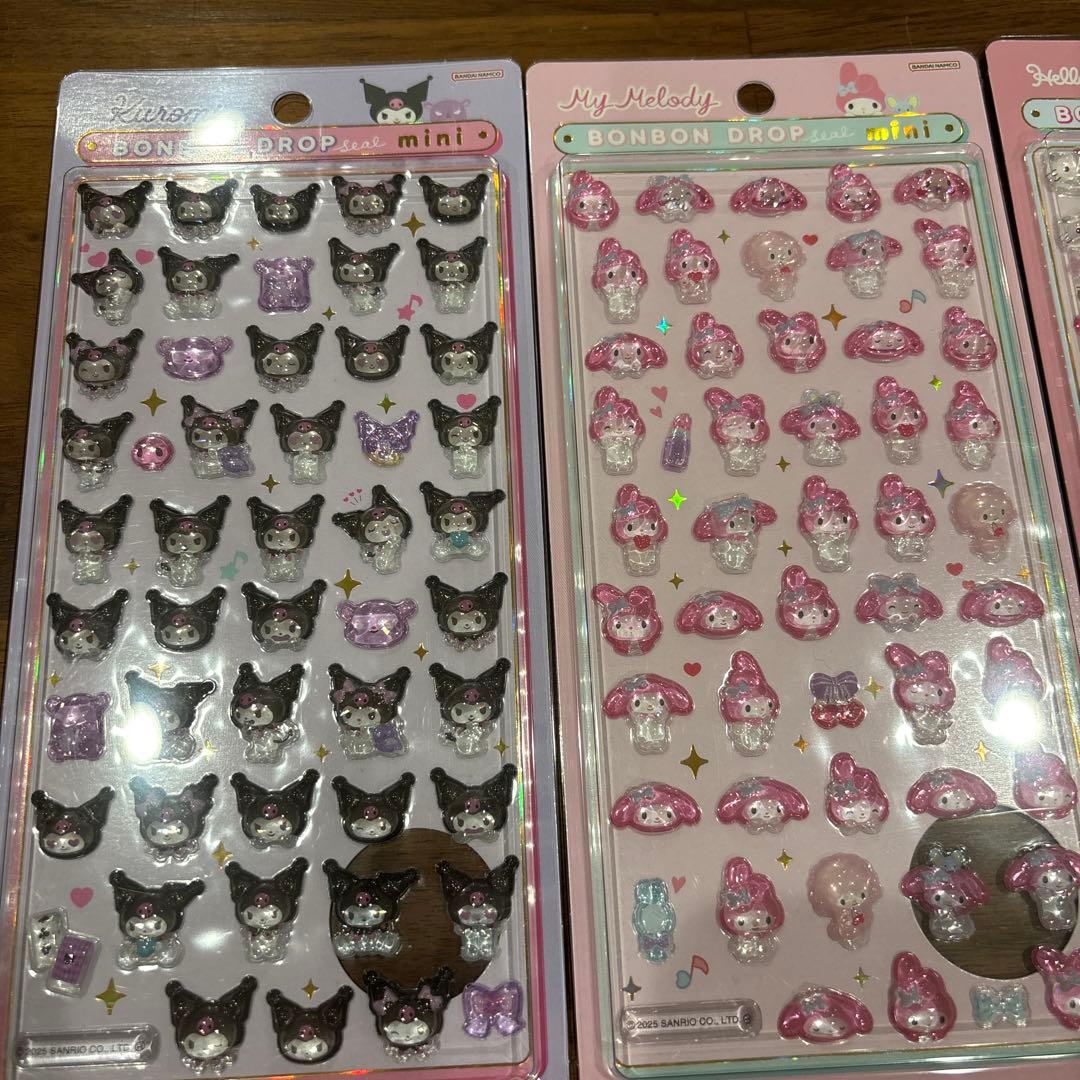 【正規品】サンリオ ボンボンドロップシールミニ コンプリートセット