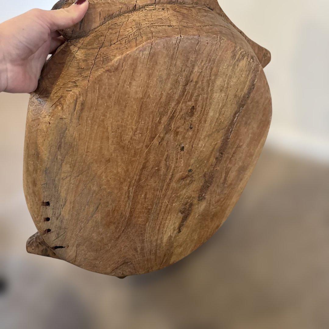 ヴィンテージ＆アンティークウッドボウル 大きな木の器