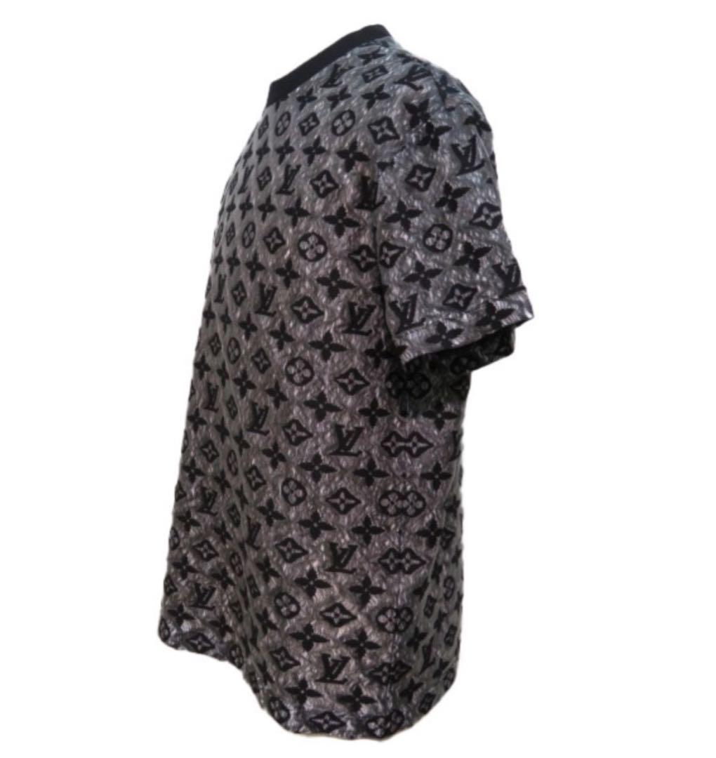 【未使用】ルイヴィトン メンズ Tシャツ ブラック/グレー