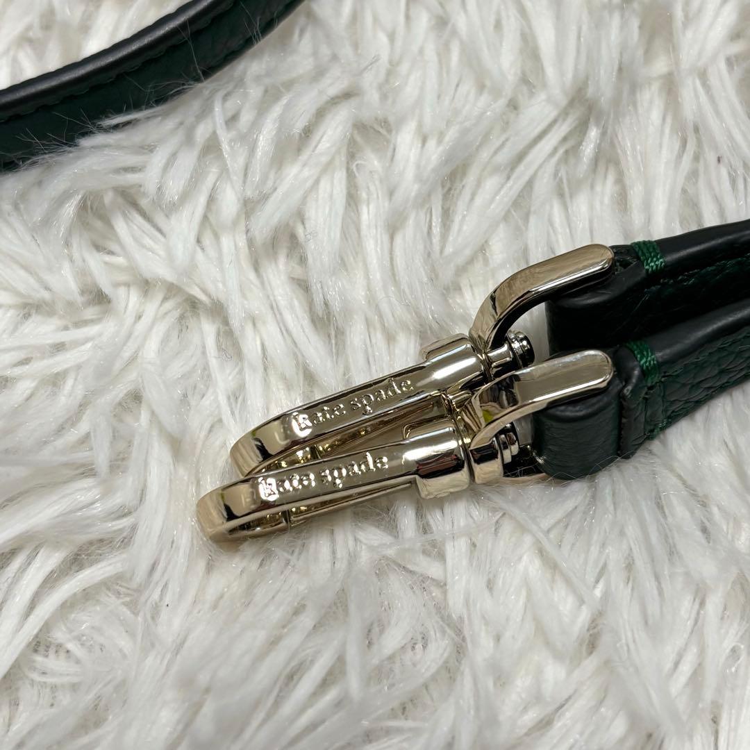 美品★ケイトスペード ダンプリング 2wayバッグ レザー グリーン