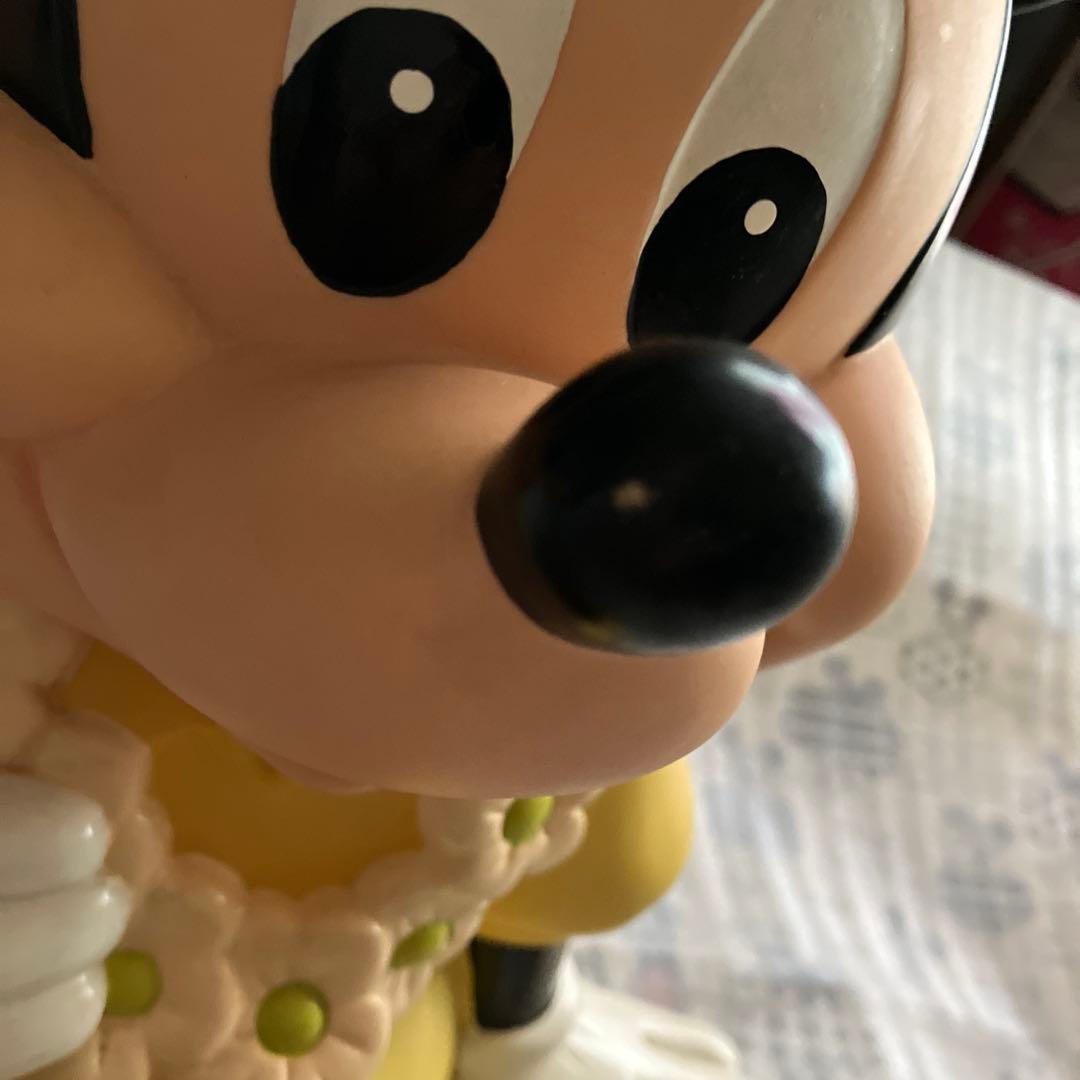 希少！旧三菱銀行カウンター用30cmの特大ミニー マウス　ソフビ貯金箱