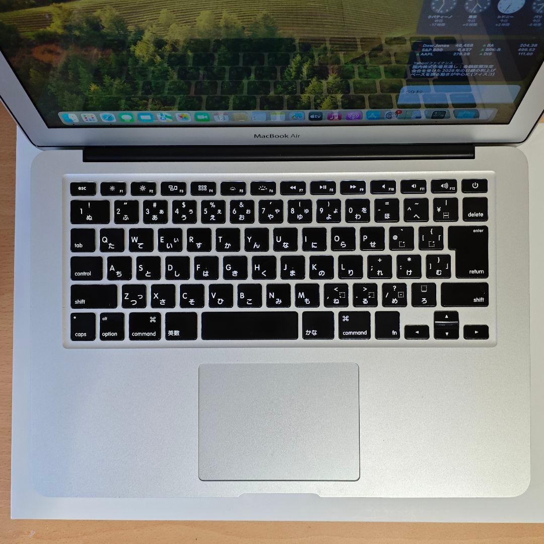 【良品】Macbook Air 13インチ i5 8G バッテリー◯