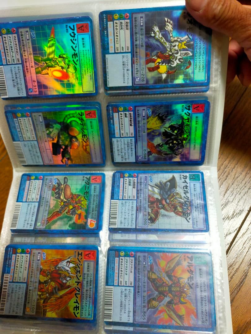当時物の旧デジモンカード　オフィシャルファイル付