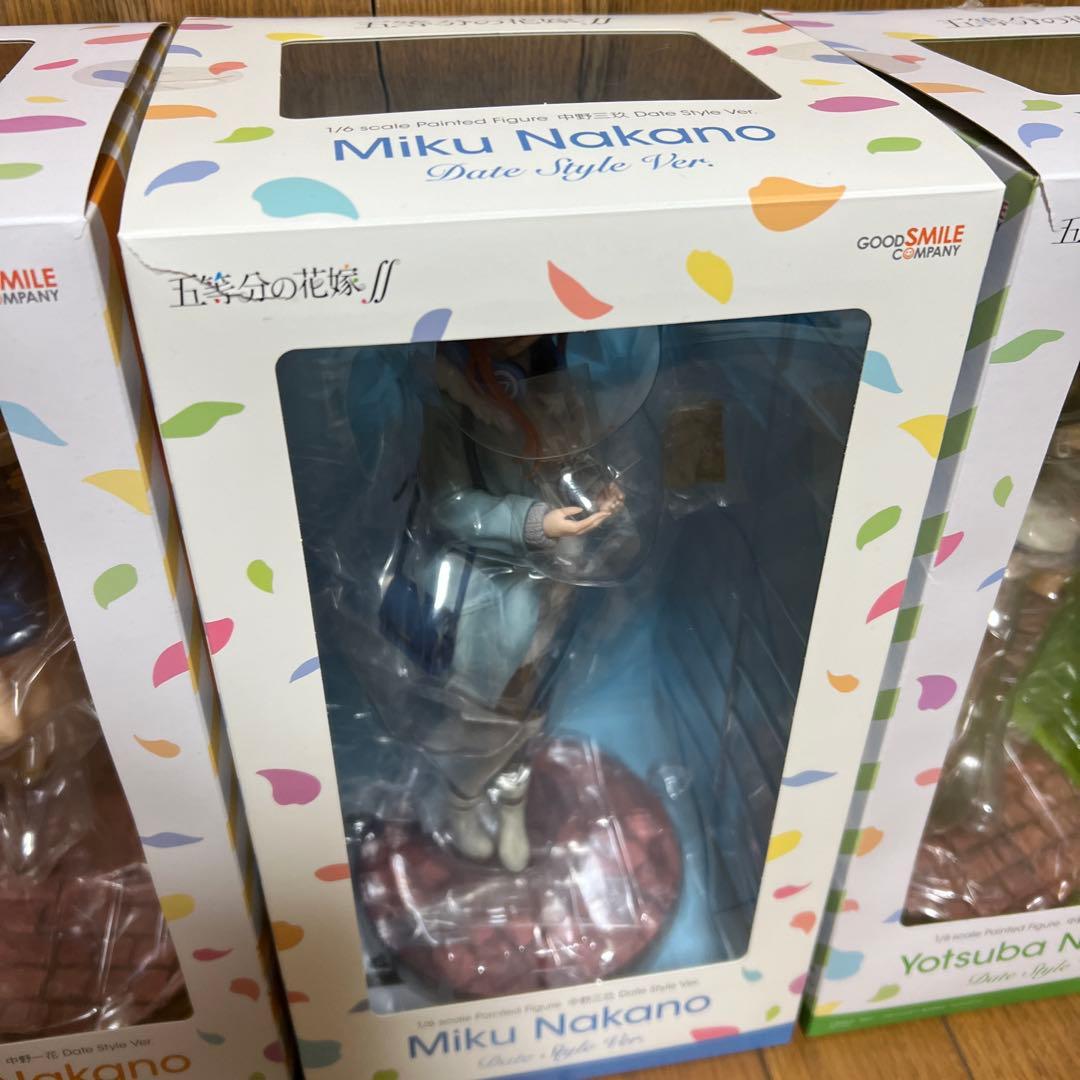 五等分の花嫁　Date Style フィギュア　一花　三玖　四葉