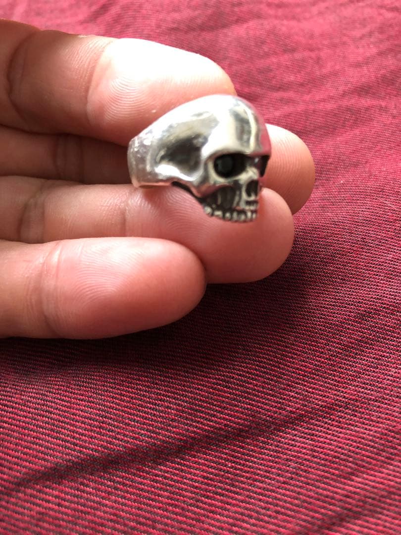 （今日限定価格）アイボリータワー　ミニスカルリング　8号