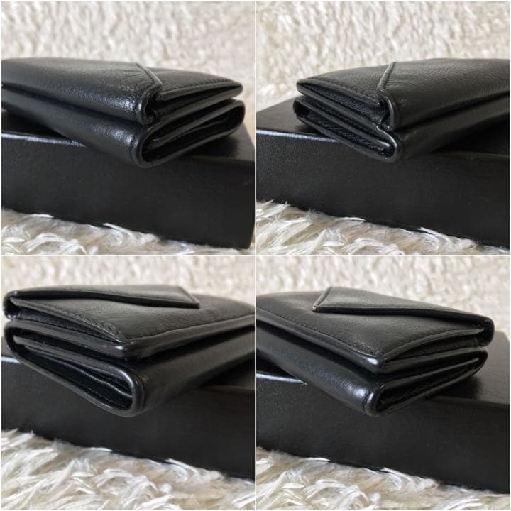 バレンシアガ BALENCIAGA ミニ 財布 ペーパー ブラック レディース