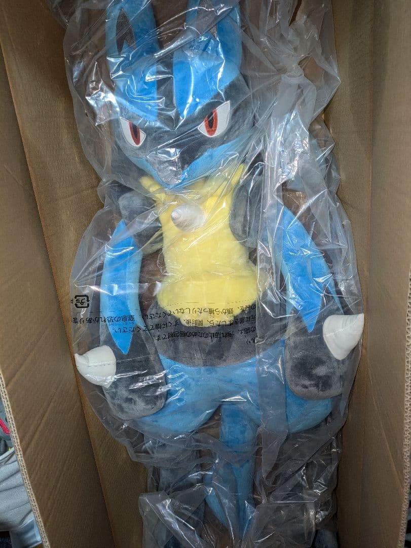 ポケモンセンターオンライン ルカリオ 等身大ぬいぐるみ＋おまけ付き