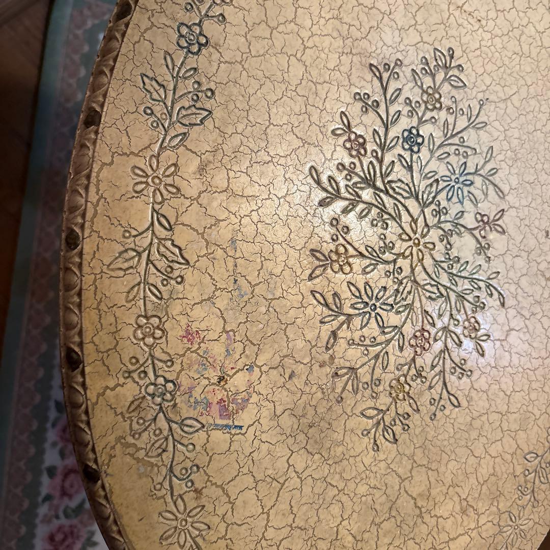 エンジェル❣️アンティーク風 コンソール❣️彫刻付き