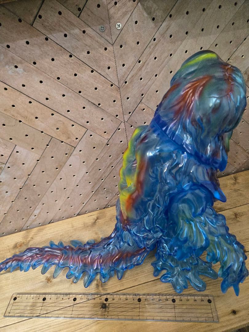 ギガブレイン ヘドラ クリアブルー ソフビ