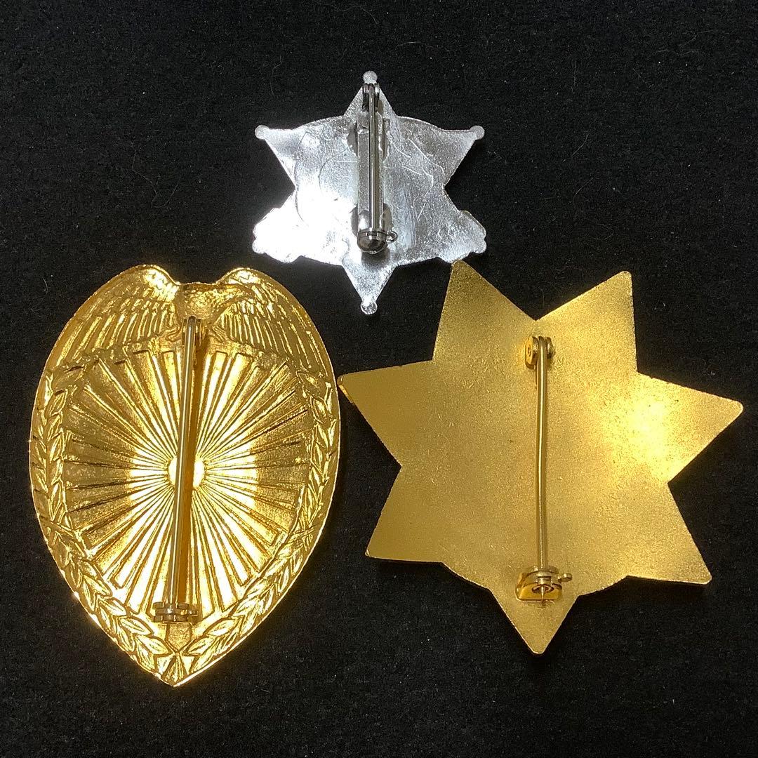 【ビンテージコレクション】アメリカ USA 警察官 ポリスバッジ 3点セット