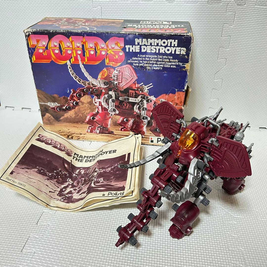 旧ゾイド MAMMOTH THE DESTROYER 外箱 説明書付属 マンモス
