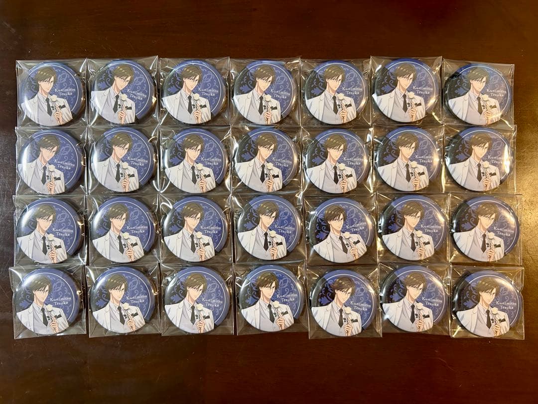 新テニスの王子様 手塚国光 缶バッジ Black or White？ ブラホワ