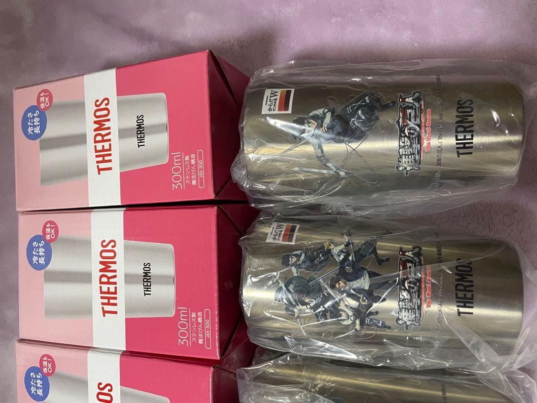 進撃の巨人 タンブラー 非売品コンプリート からだすこやか茶W