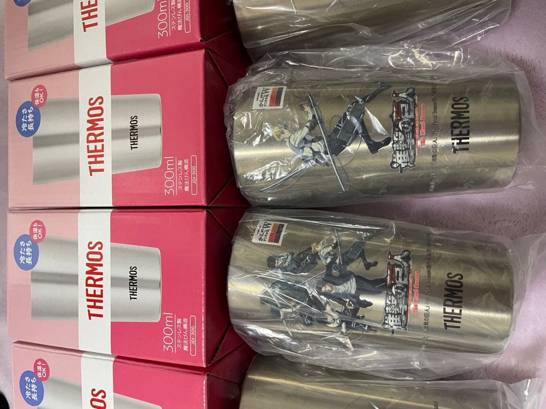 進撃の巨人 タンブラー 非売品コンプリート からだすこやか茶W