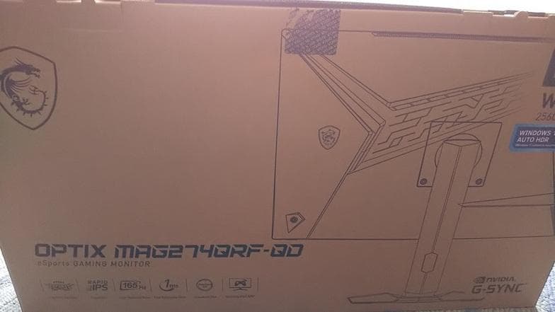 MSI OPTIX MAG274QR-QD ゲーミングモニター