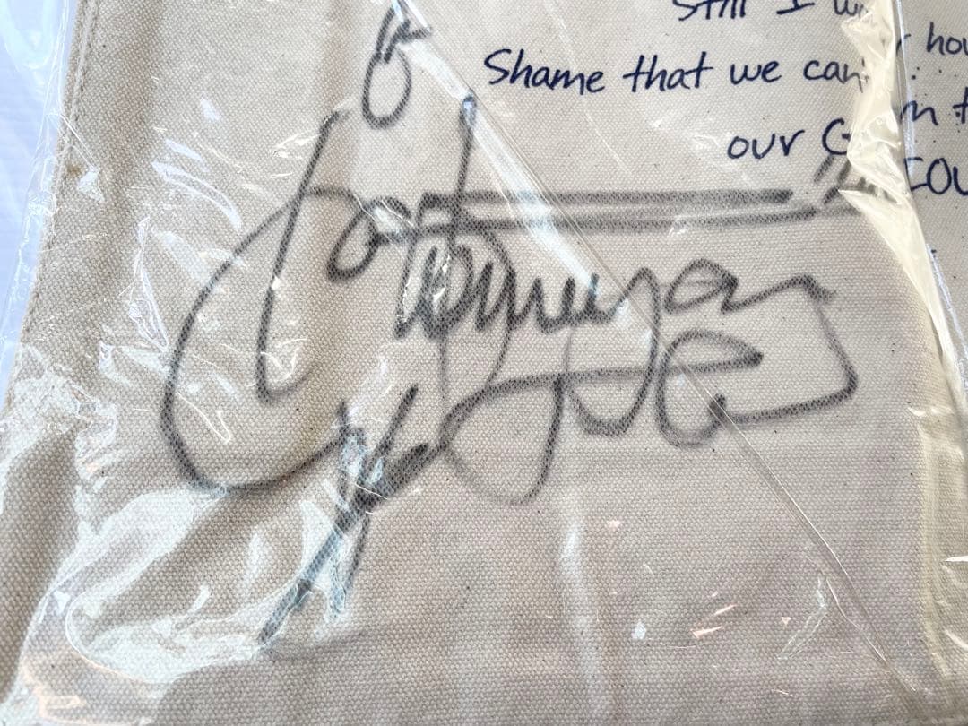 布袋寅泰　直筆サイン入りトートバック　リキッドルーム　マンスリーライブ　グッズ