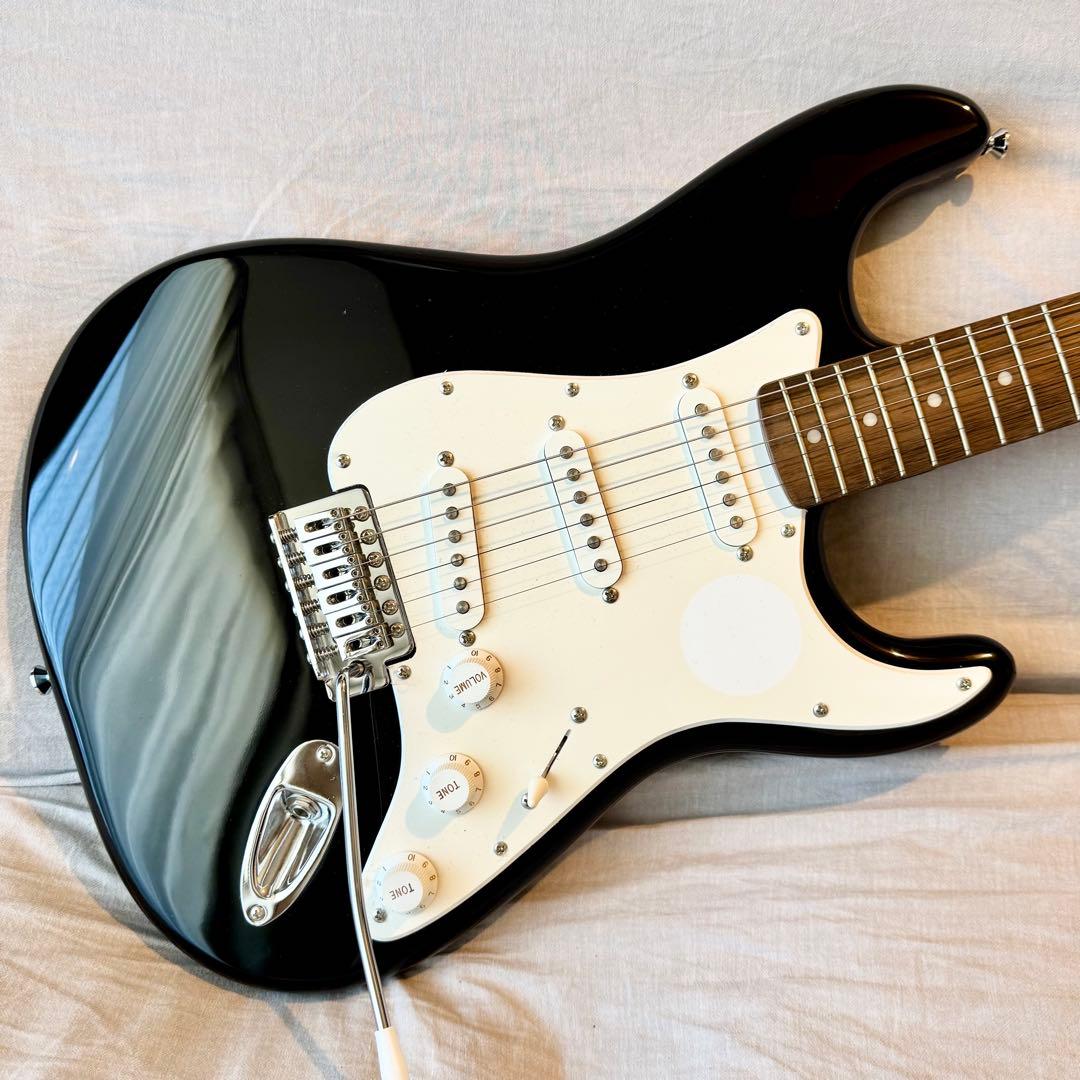 【極美品】Squier ストラトキャスター Bullet ブラック ソフトケース