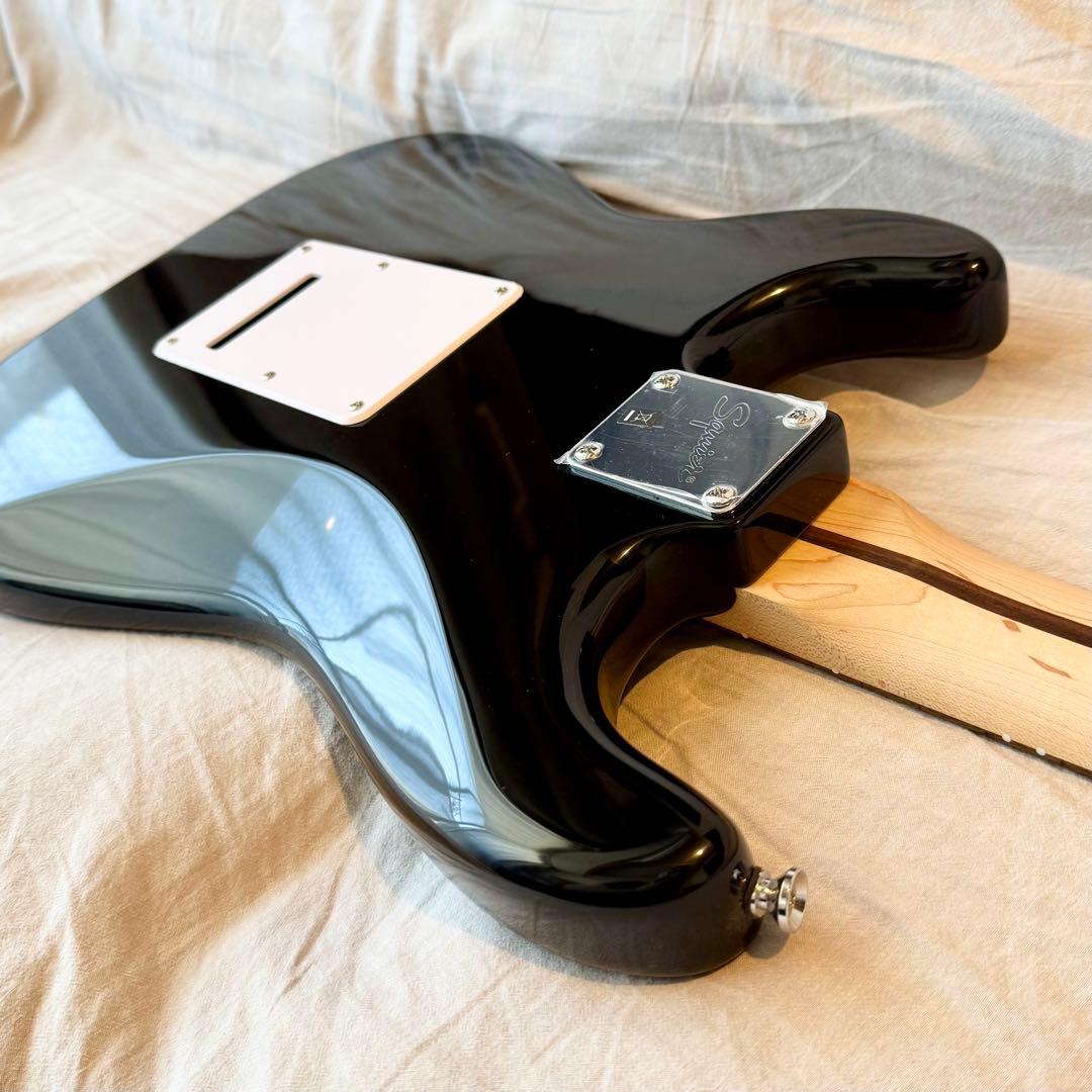 【極美品】Squier ストラトキャスター Bullet ブラック ソフトケース