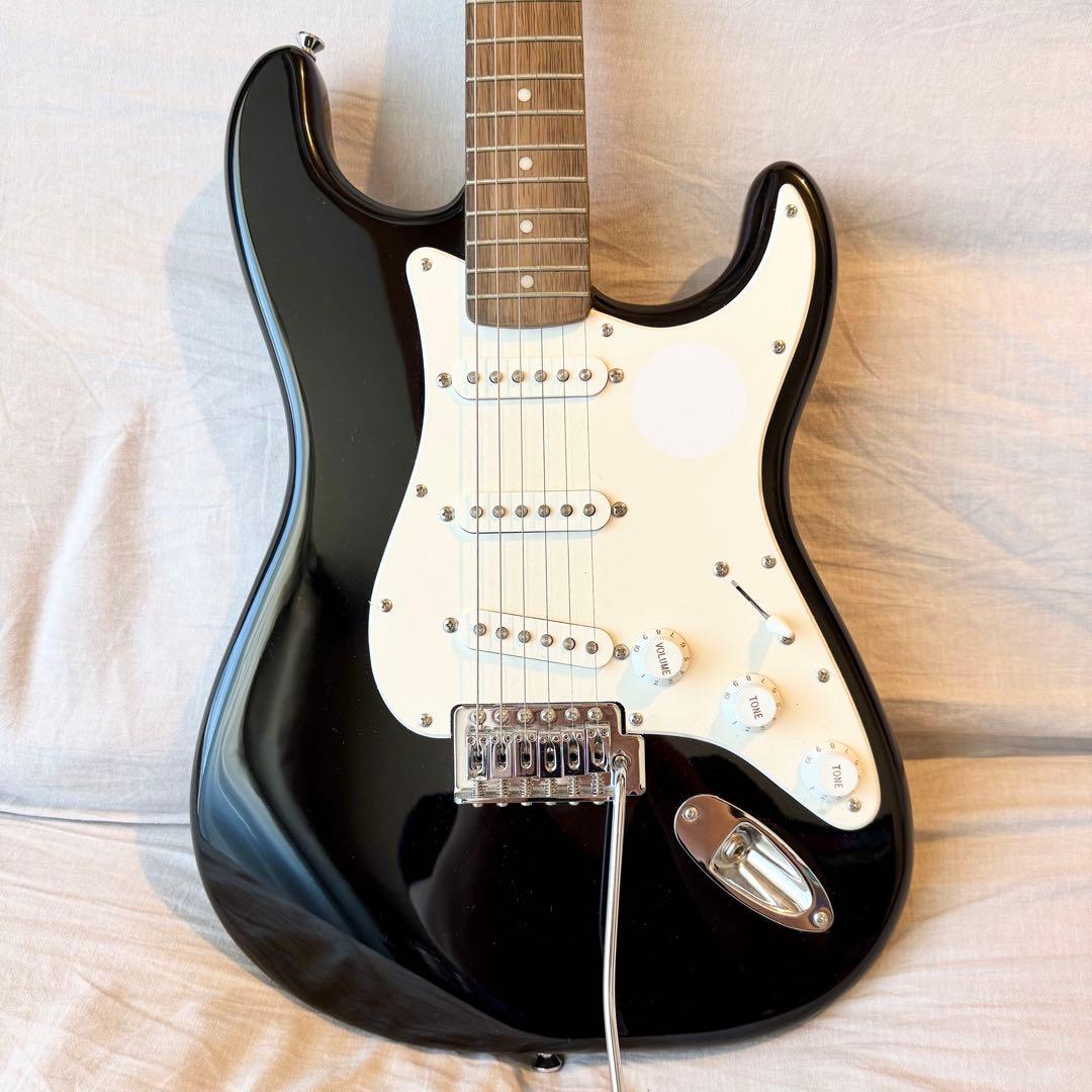 【極美品】Squier ストラトキャスター Bullet ブラック ソフトケース