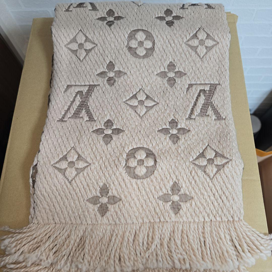 Louis Vuitton マフラー ウールシルク混